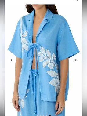 Significant Other Tammy front tie shirt